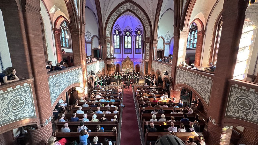 Stimmungsvolles Konzert der "Jungen Kantorei" in der Inselkirche.