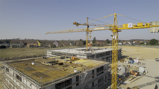 Bauarbeiten am Campus Werder