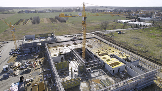 Baustelle Campus Werder Baustellenaufnahme Campus Werder