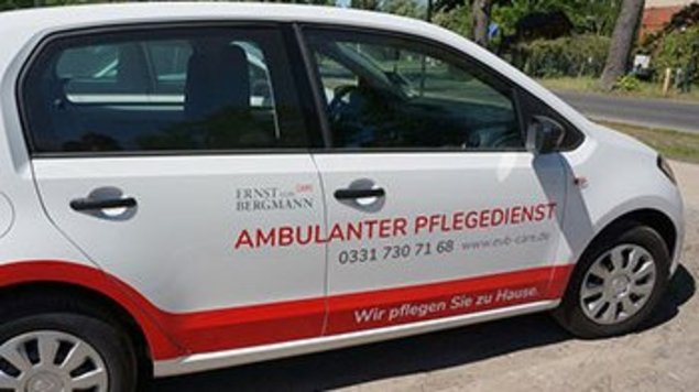 Auto eines ambulanten Pflegedienst