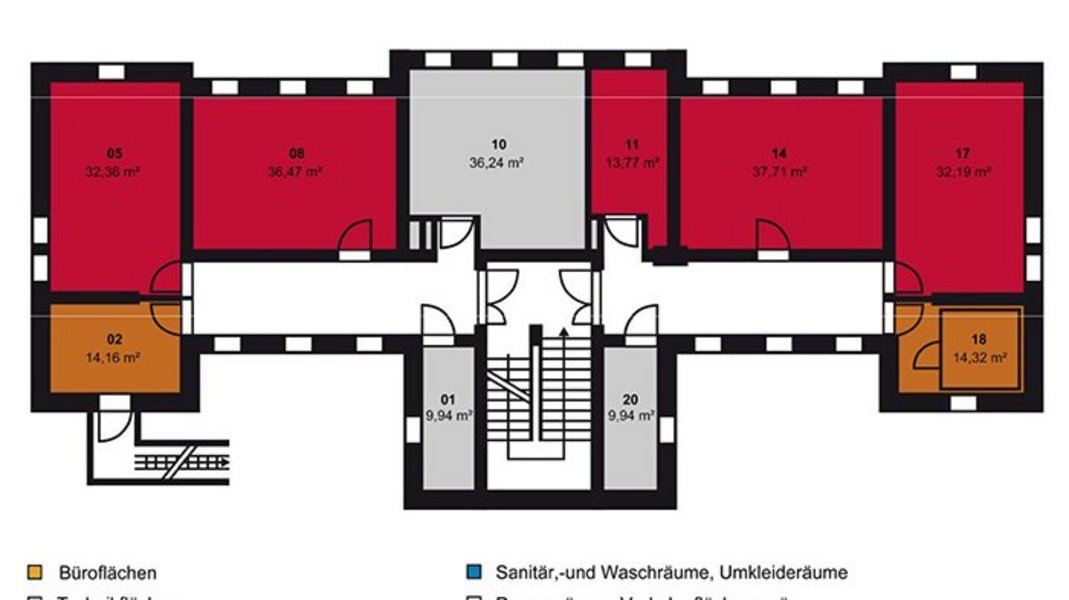 Grundriss Kellergeschoss von Haus 14