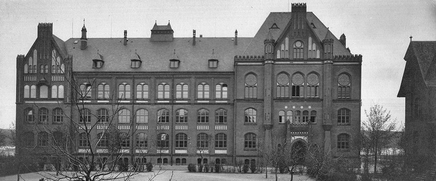 historische Ansicht des Gymnasiums Hermannswerder