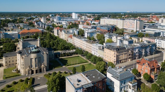 Luftbild von Cottbus