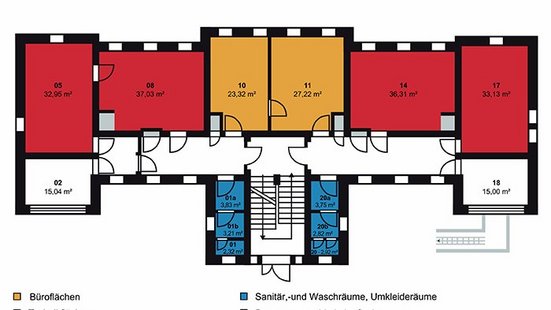 Grundriss Erdgeschoss von Haus 16