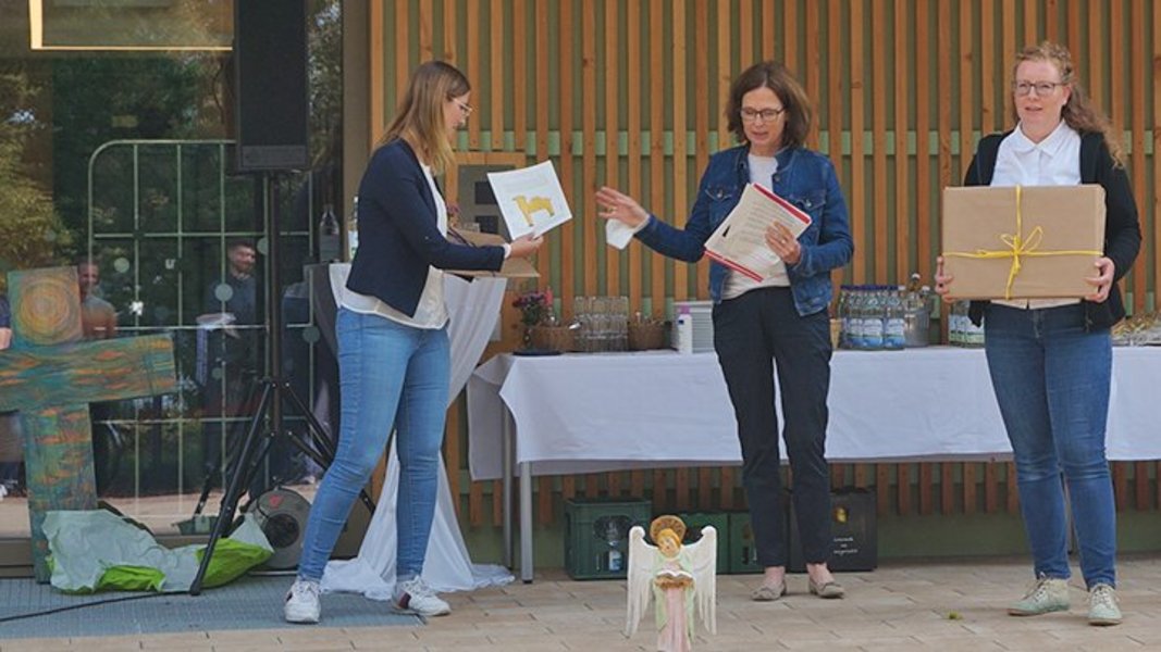 Frau von Goldbeck - Eröffnung Kita Hermannswerder