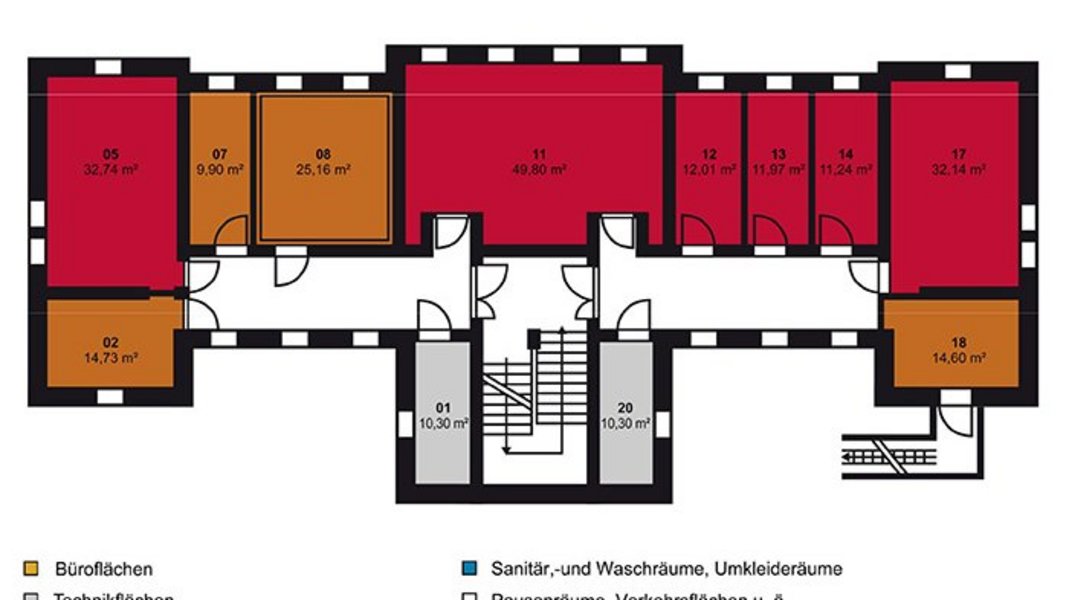 Grundriss Kellergeschoss von Haus 16