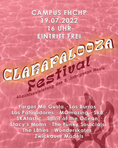 Titelbild des Festivals Clarapalooza