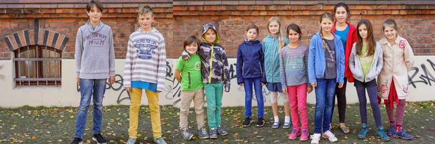 Kinder der Evangelischen Grundschule Babelsberg