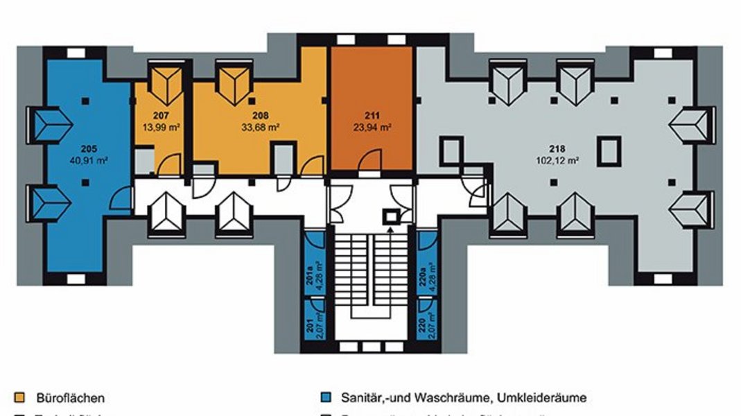 Grundriss Dachgeschoss von Haus 16