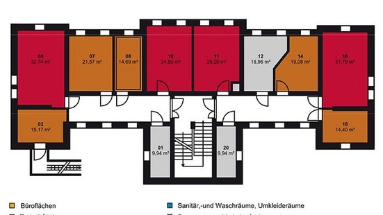 Grundriss Kellergeschoss von Haus 15