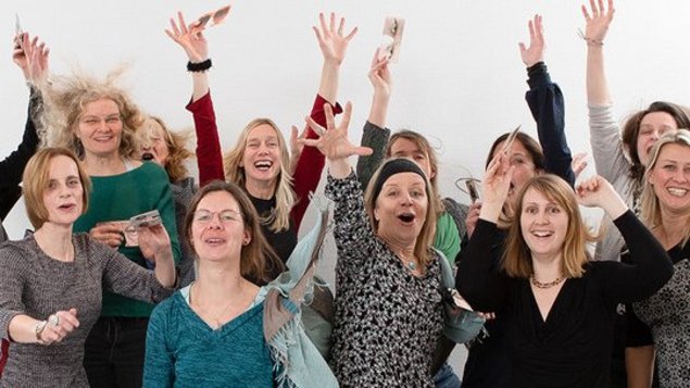 Gruppenbild: Mitarbeiter der Hoffbauer-Stiftung