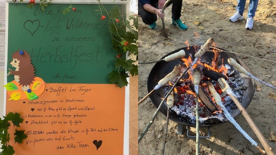 Herbstfest mit Musik und Stockbrot